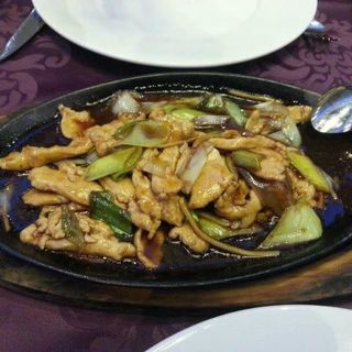 Pollo Con Jengibres Y Cebollinos A La Plancha