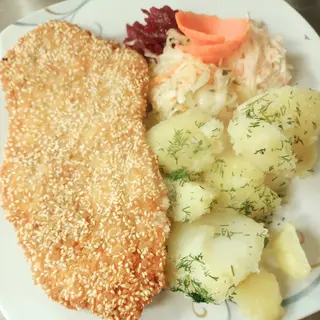 Pierś panierowana w sezamie