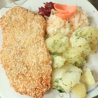Pierś panierowana w sezamie