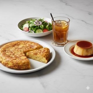 Menú tortilla de patatas