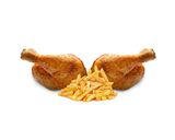 Бутчета с пържени картофи (1кг)