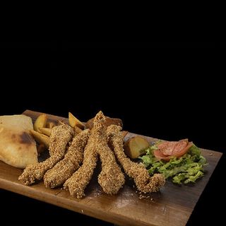 Pileći štapići u susamu