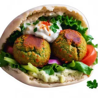 Menú Kebab De Falafel