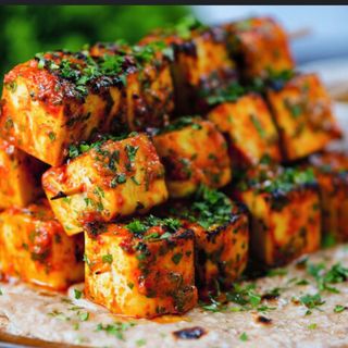 Garlic paneer tikka