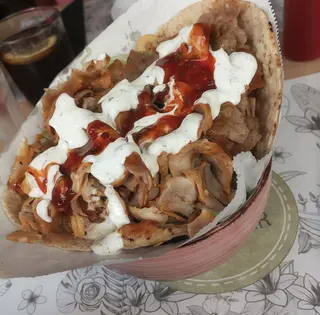 Pita Kebab Solo Carne De Pollo