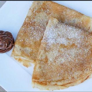 Crepe Casero Relleno De Vainilla