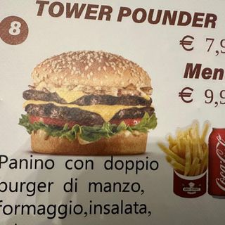 Tower pounder menù