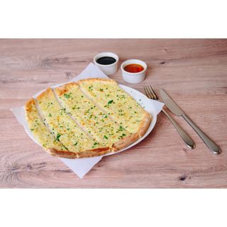 Woodfried Focaccia With Garlic + Cheese