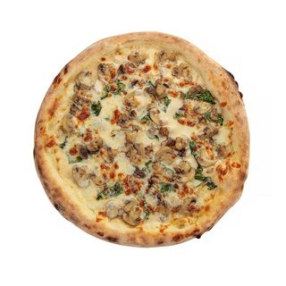 Пицца "Грибоедов и шпинат"