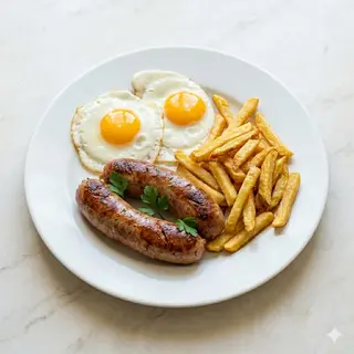 Butifarra, Huevos Y Patatas