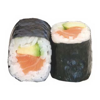 Makiroll de salmón con aguacate