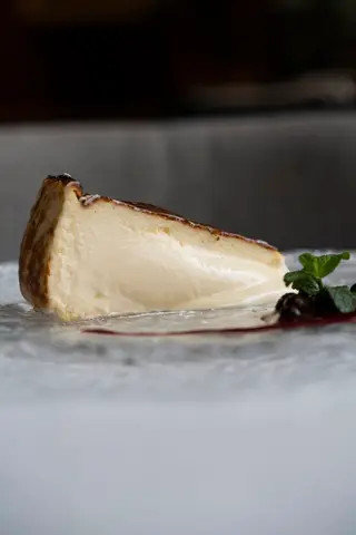 Tarta Cremosa De Queso Del Norte