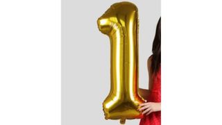 Цифра "1" Фольгированный шар