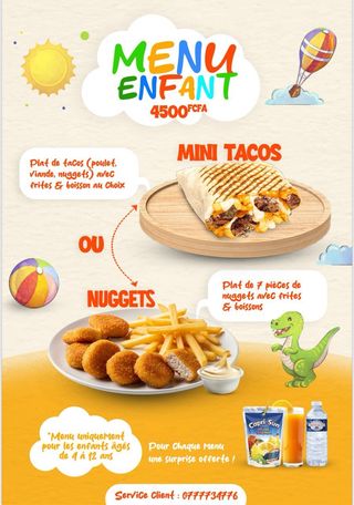 Menu Enfant Mini Tacos