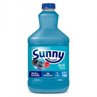 Zumo de Frutas del Bosque Sunny Delight Blue Botella 1,25 L.