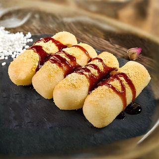 215. Tortina di riso glutinosa con zuccherro di canna