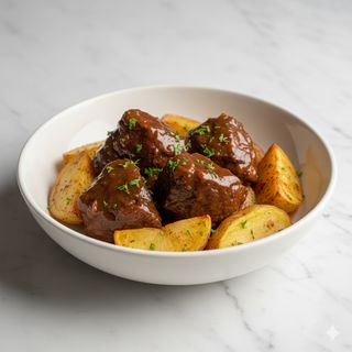 Plato Carne Con Patatas