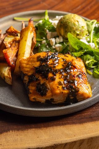 Trancio di salmone teriyaki