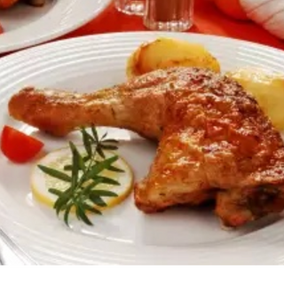 Печено Пилешко бутче 