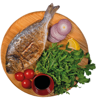 Дорадо на мангале