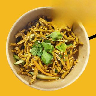 Tofu secco con salsa piccante