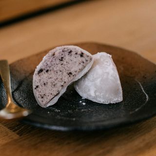Mochi de Cacao con canela