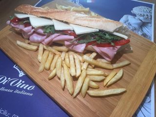 Bagheta con mortadella