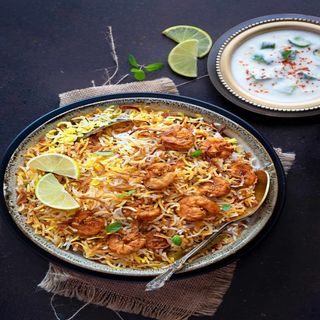 Biryani Dum de Cabrito de Hyderabad