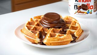 Waffle Kinder alla Nutella