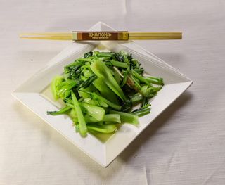 Verdure cinesi saltate con zenzero 