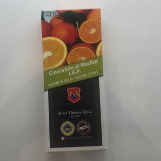 Cioccolato di Modica IGP fondente agrumi di Sicilia 