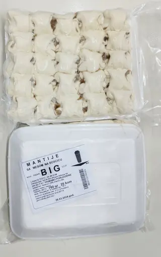 Smrznute mantije 25 komada