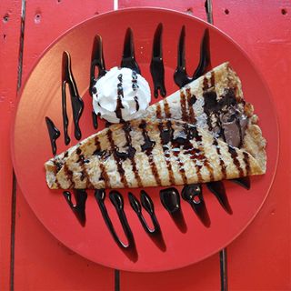 Crepe Con Nutella y nata