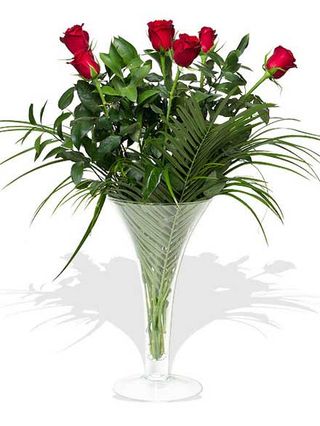 Ramo De 6 Rosas Rojas