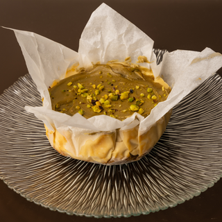 Mini cheesecake de pistacho