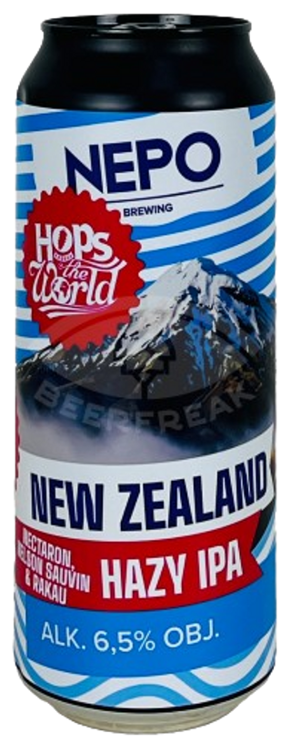 Hops Around the World - New Zealand Nepo Lata 50 cl.