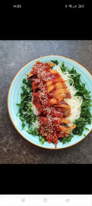 Pierś z kaczki w tajskim sosie bbq