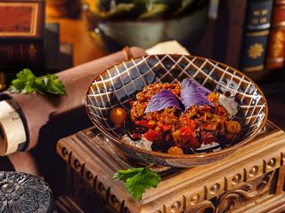 აჯაფსანდალი იმერული ყველის კრემით