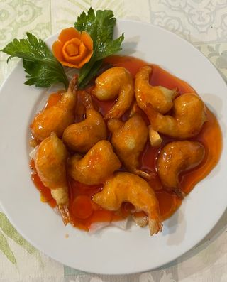 Gambas Agridulces