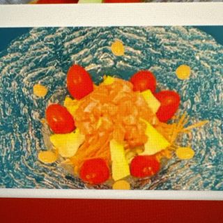 20. Insalata con tartare di salmone