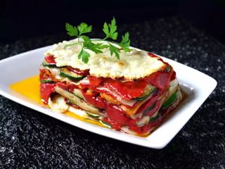 Lasaña De Verduras Estilo Griego