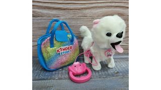 Интерактивный щенок на поводке звук/свет