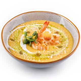 Гарбузовий крем-суп з креветкою (355мл)