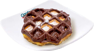 Gofre con Chocolate Blanco 