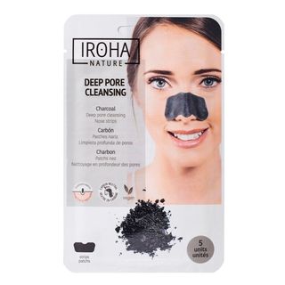 Parches Nariz Iroha Nature Limpieza Profunda De Poros Detox 5 Uds
