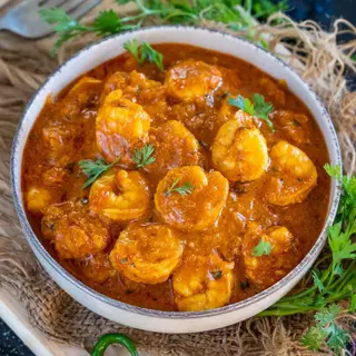 Camarão Masala / Masala Prawn 