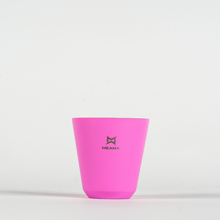 მეტალის ჭიქა 160 მლ ვარდისფერი