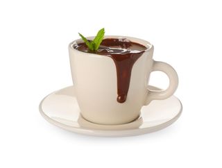 Taza De Chocolate Y Pistacho