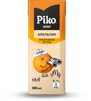 Сок PIKO апельсин 0,2 л