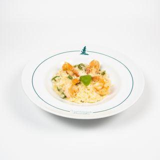 Risotto gamberi e asparagi